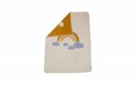 Fussenegger Kinderdecke Maja (GOTS) Regenbogen 75x100cm creme