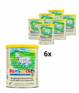 Bambinchen 1 - Babynahrung bis 6 Mon. 6x400g